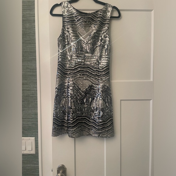 Marciano Size XS Black/White Knit Preloved Dress main image 1
